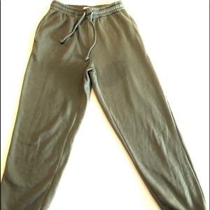 4-6 Topshop army green joggers